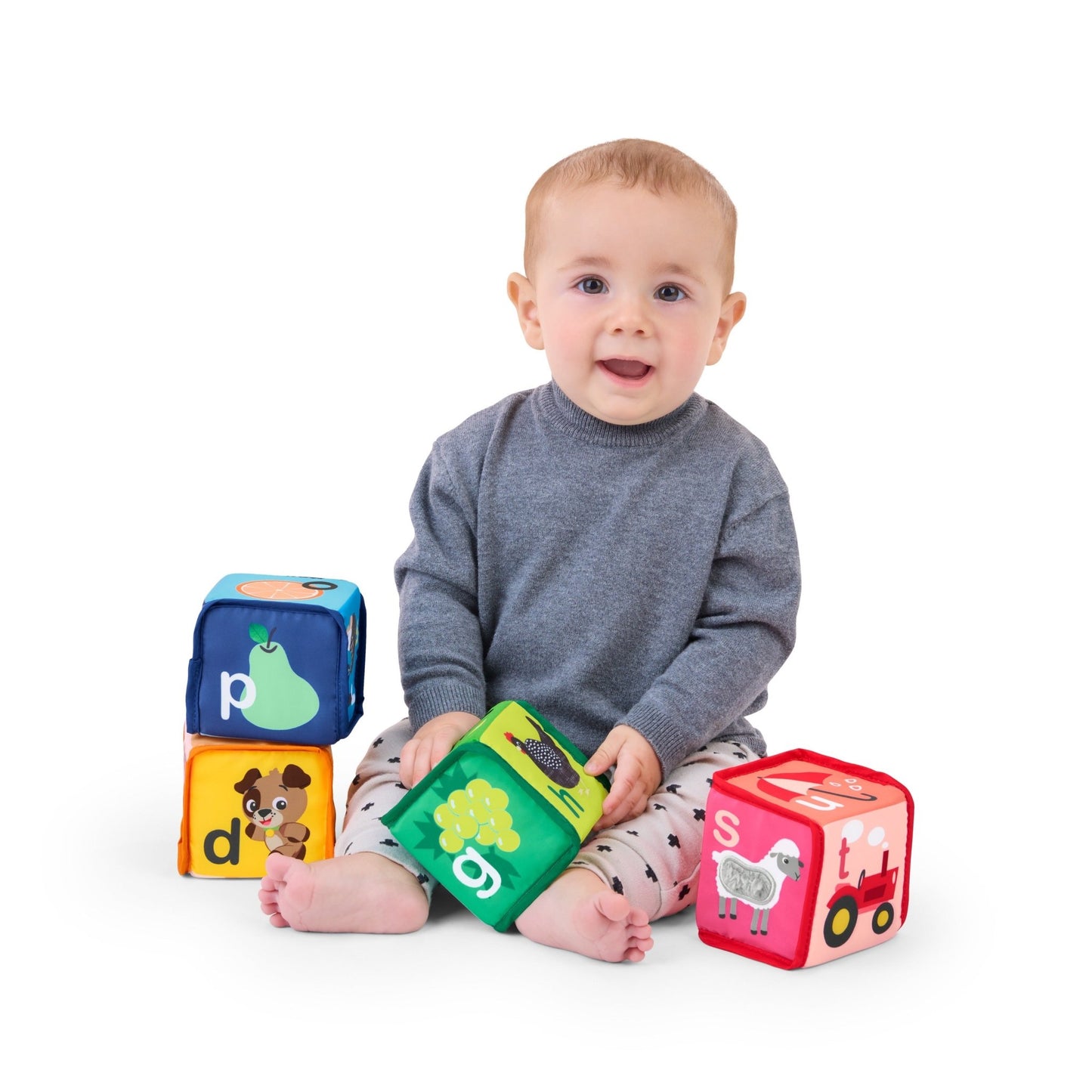 Baby Einstein™ Alpha Stacks™ Soft Blocks - Premium for Kids in Qatar | Toysaro.com