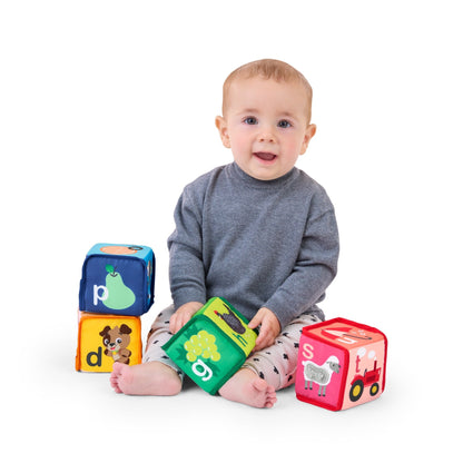 Baby Einstein™ Alpha Stacks™ Soft Blocks - Premium for Kids in Qatar | Toysaro.com