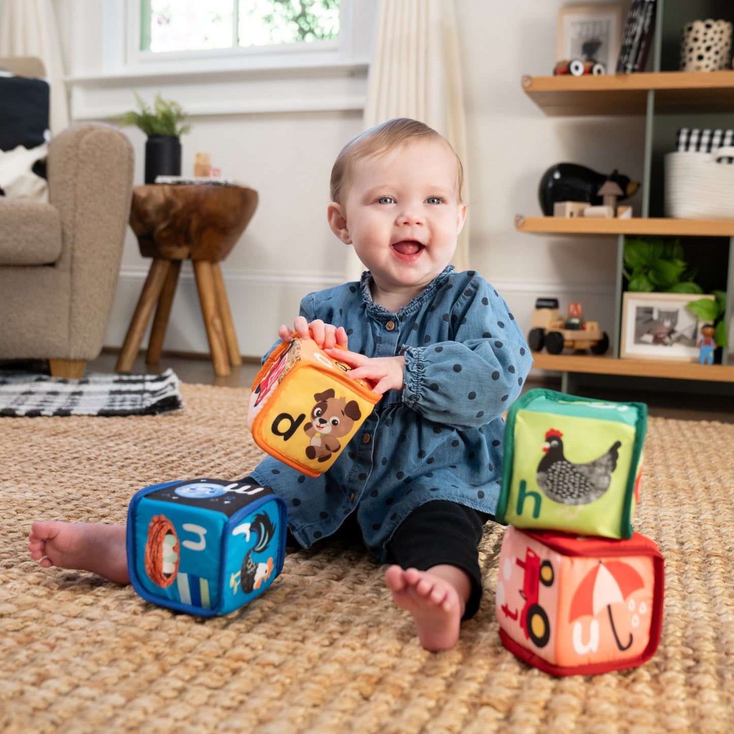 Baby Einstein™ Alpha Stacks™ Soft Blocks - Premium for Kids in Qatar | Toysaro.com