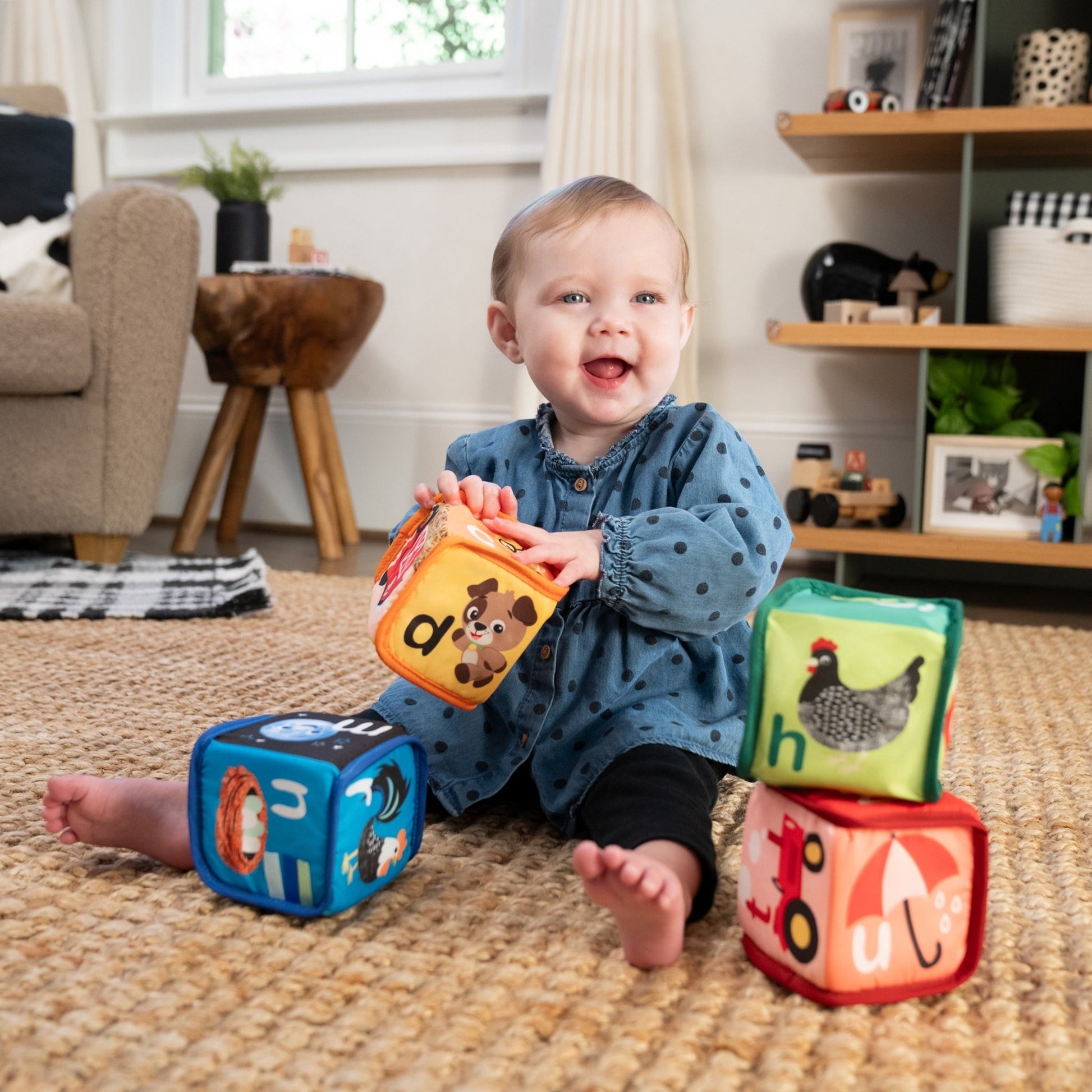 Baby Einstein™ Alpha Stacks™ Soft Blocks - Premium for Kids in Qatar | Toysaro.com