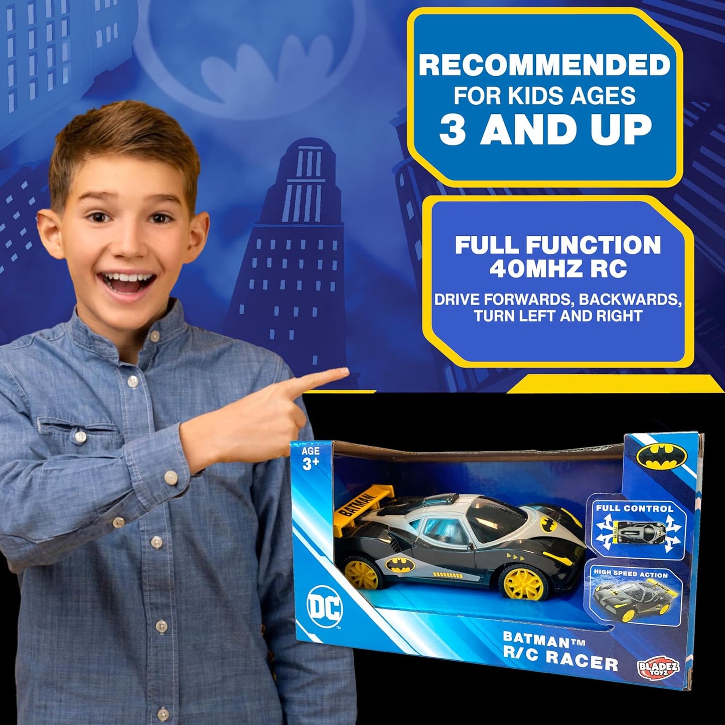 Bladez RC BATMAN RACER B/O - Premium for Kids in Qatar | Toysaro.com