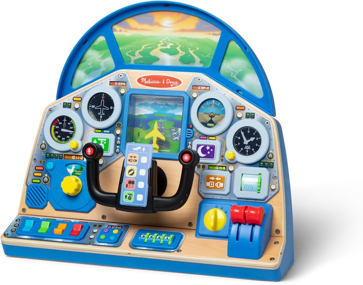 Melissa and Doug Jet Pilot Interactive Dashboard - Premium for Kids in Qatar | Toysaro.com