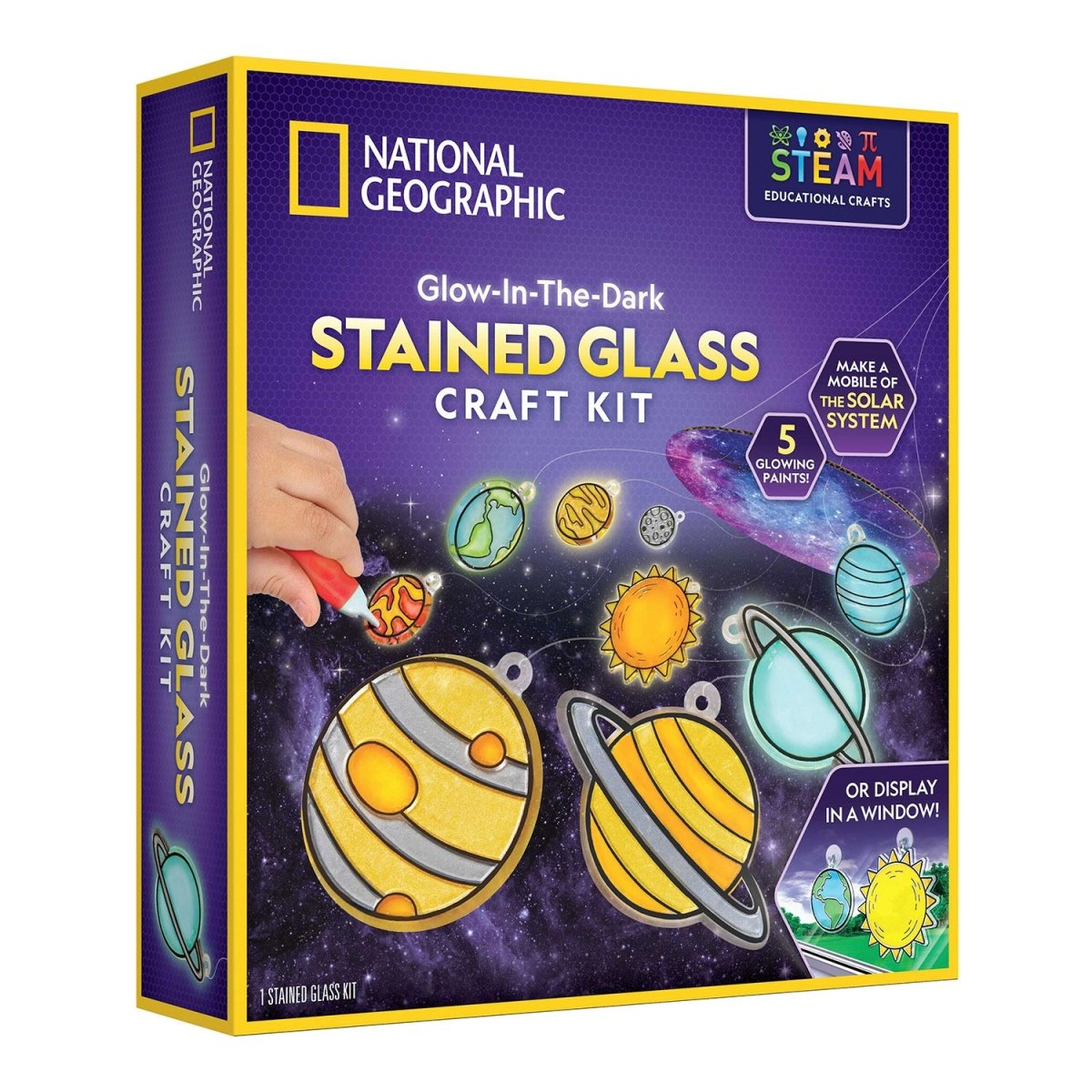 NG STAINED GLASS SOLAR SYSTEM CRAFT KIT - Premium for Kids in Qatar | Toysaro.com