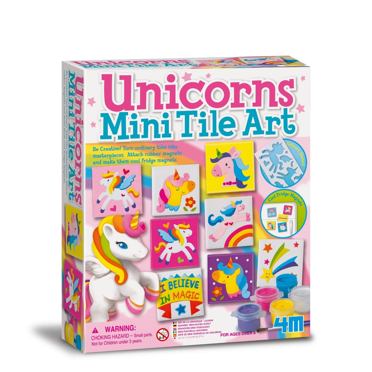 4M Unicorns Mini Tile Art - Premium for Kids in Qatar | Toysaro.com
