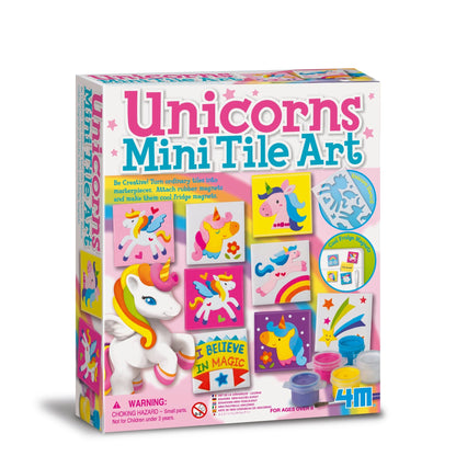 4M Unicorns Mini Tile Art - Premium for Kids in Qatar | Toysaro.com