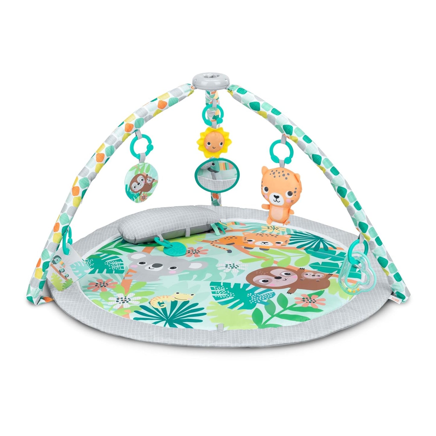 Bright Starts™ Pop 'N Wiggle™ Wild Rainforest FoldAway Activity Gym - Premium for Kids in Qatar | Toysaro.com