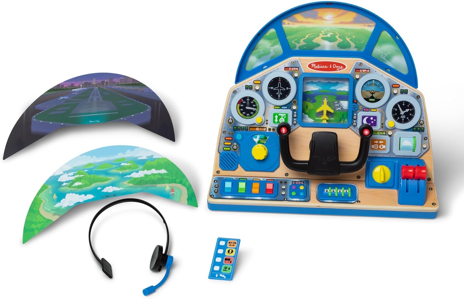 Melissa and Doug Jet Pilot Interactive Dashboard - Premium for Kids in Qatar | Toysaro.com