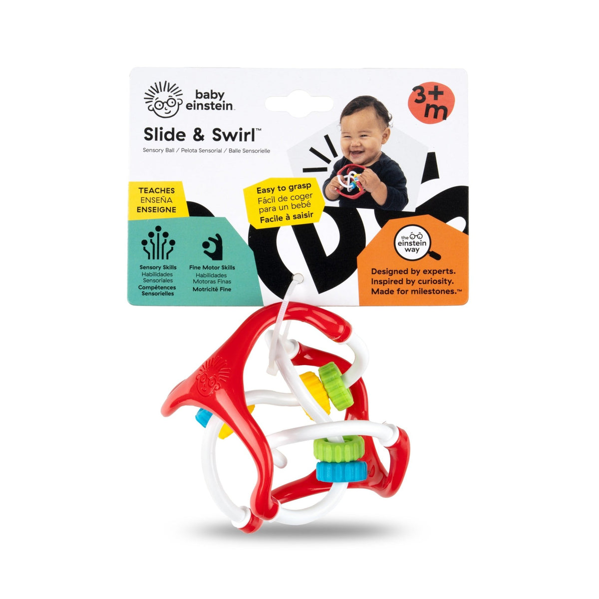 Baby Einstein™ Slide & Swirl™ Sensory Ball - Premium for Kids in Qatar | Toysaro.com