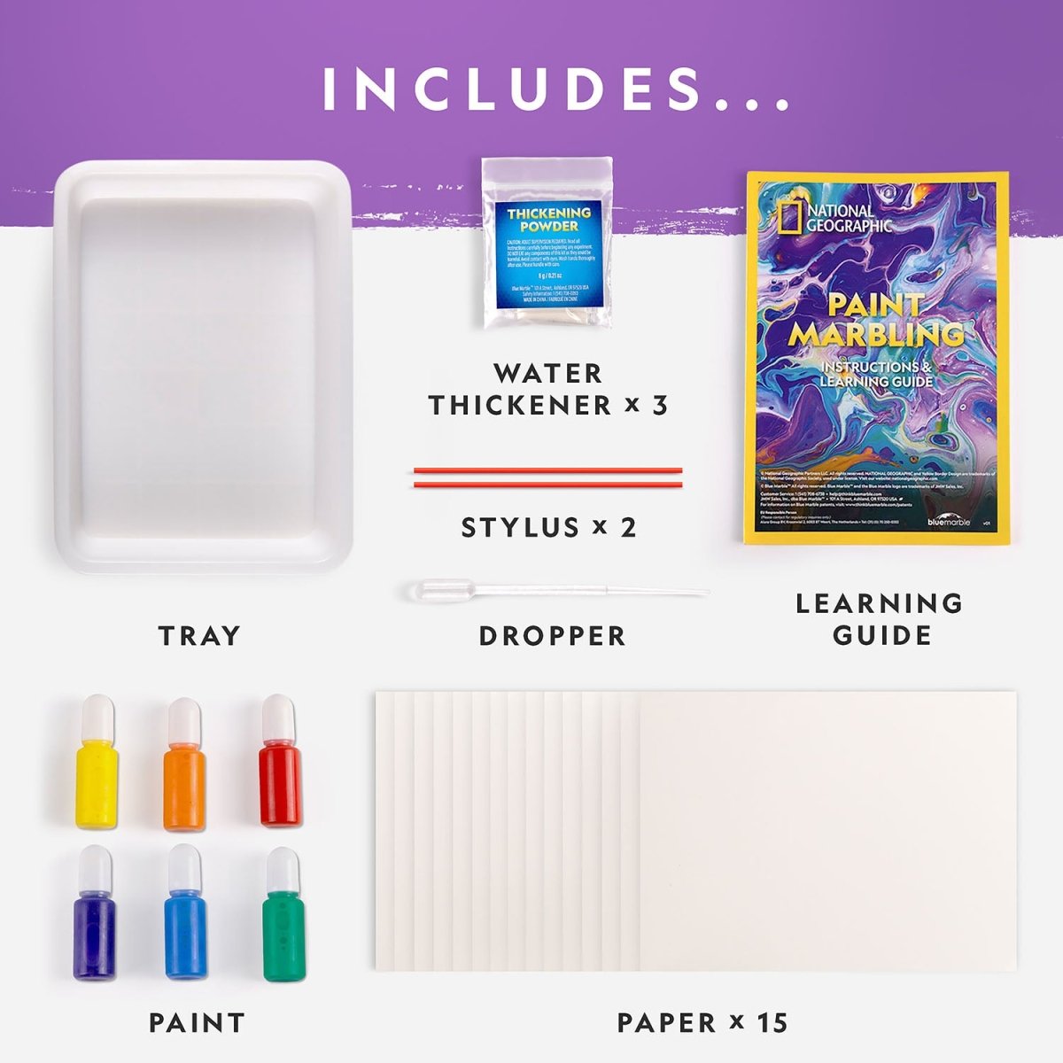 NG PAINT MARBLING CRAFT KIT - Premium for Kids in Qatar | Toysaro.com
