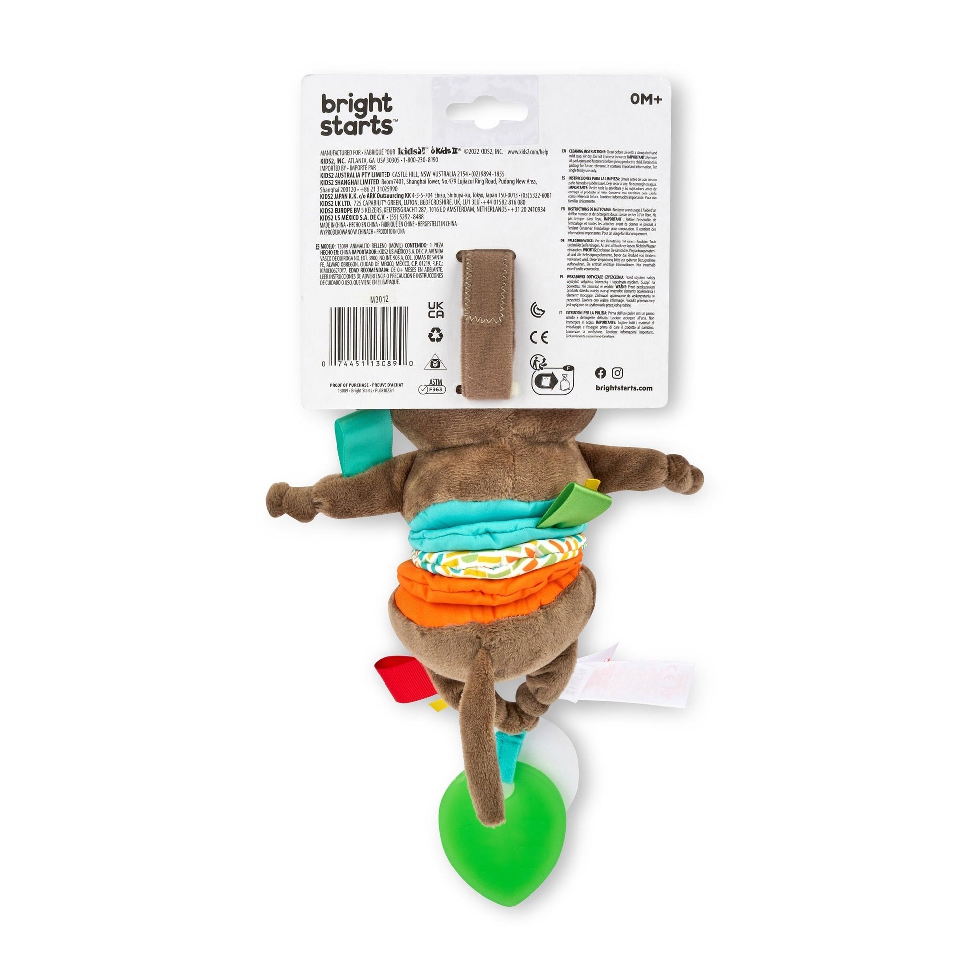 Bright Starts™Pull Down Musical Monkey Peg Toy - Premium for Kids in Qatar | Toysaro.com