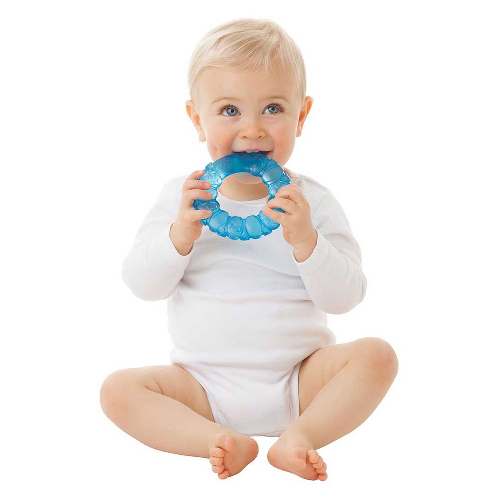 playgro Soothing Circle Water Teether - Blue - Premium for Kids in Qatar | Toysaro.com