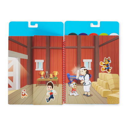 Melissa and Doug Paw Patrol Restickable Stickers Flip - Flap Pad - Classic Missions - Premium for Kids in Qatar | Toysaro.com