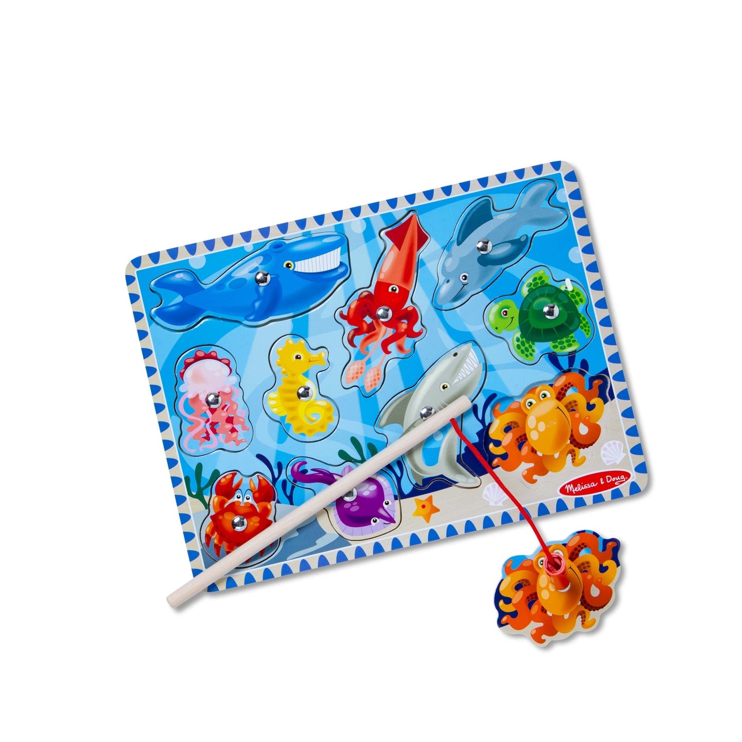 Melissa and Doug Fishing Magnetic Puzzle Game - Premium for Kids in Qatar | Toysaro.com