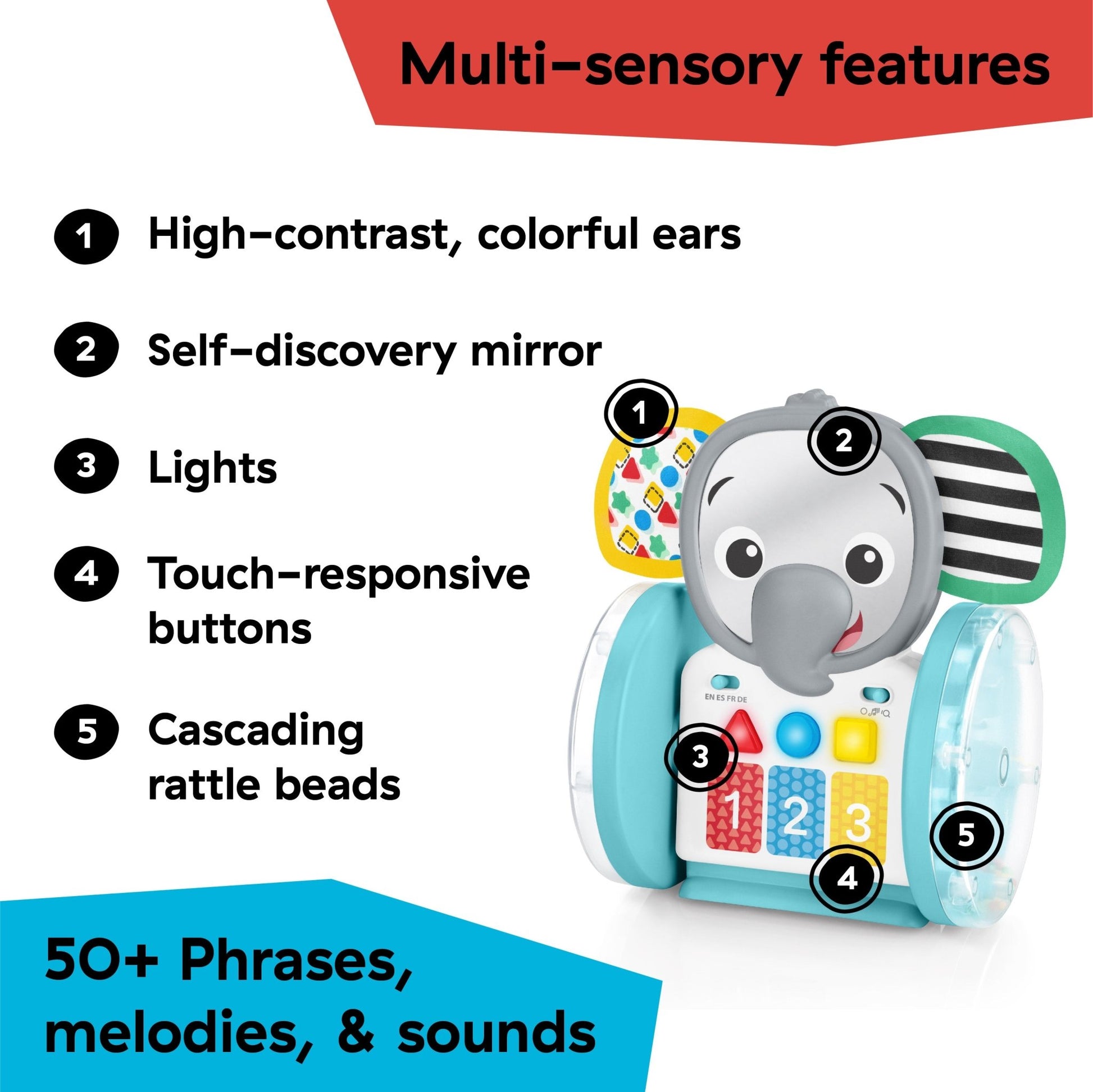 Baby Einstein Chase & Tap Earl™ Interactive Crawling Toy - Premium for Kids in Qatar | Toysaro.com