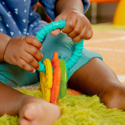 Bright Starts Tropical Chews Teething Ring - Premium for Kids in Qatar | Toysaro.com