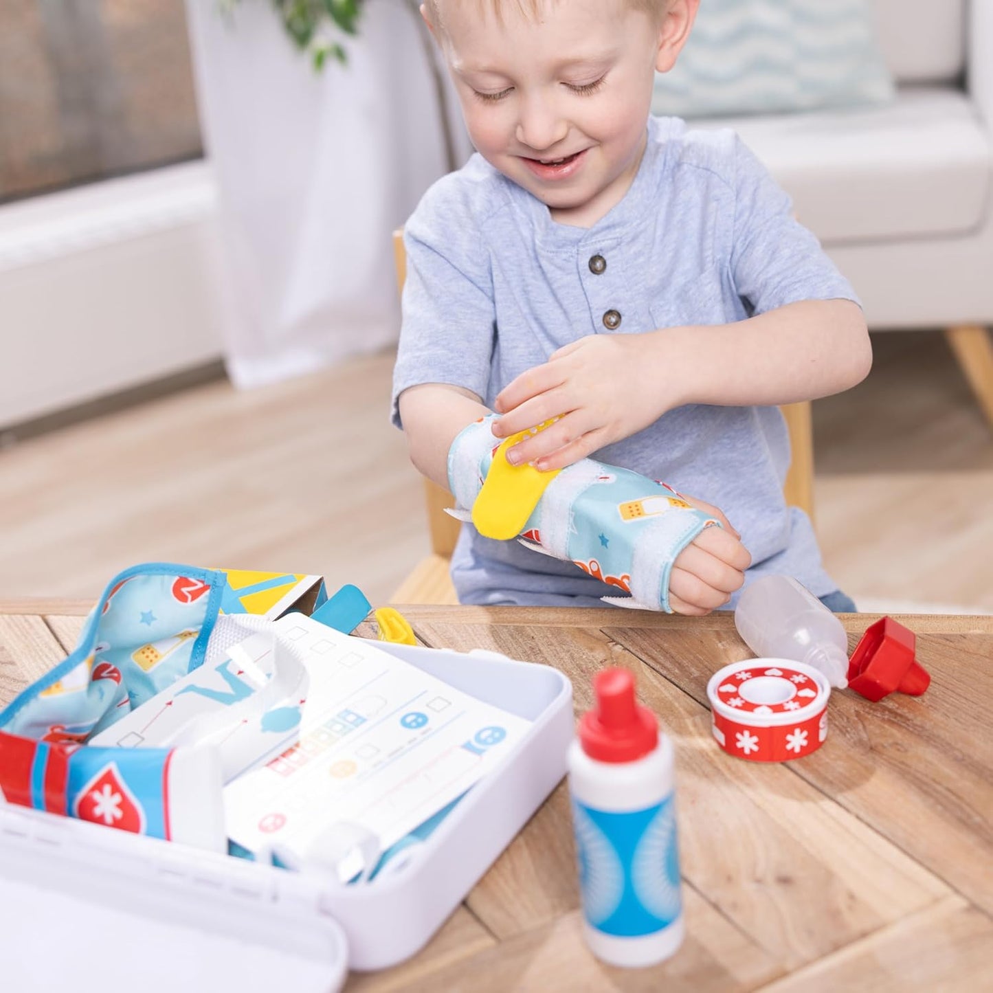 Melissa and Doug Get Well First Aid Kit Play Set - Premium for Kids in Qatar | Toysaro.com