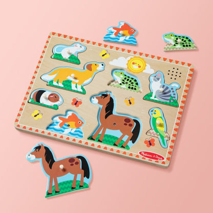 Melissa and Doug Pets Sound Puzzle - Premium for Kids in Qatar | Toysaro.com