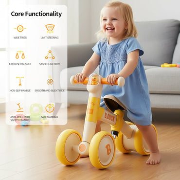 B.DUCK 6'' Balance Bike, 1003BD , Yellow - Premium for Kids in Qatar | Toysaro.com