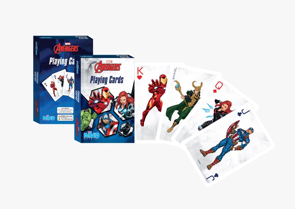 DISNEY PLAYING CARDS AVENGERS - Premium for Kids in Qatar | Toysaro.com