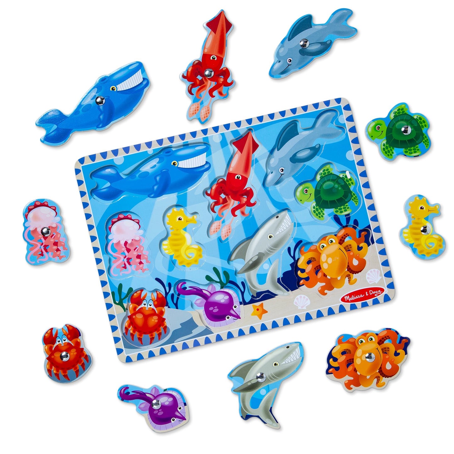 Melissa and Doug Fishing Magnetic Puzzle Game - Premium for Kids in Qatar | Toysaro.com