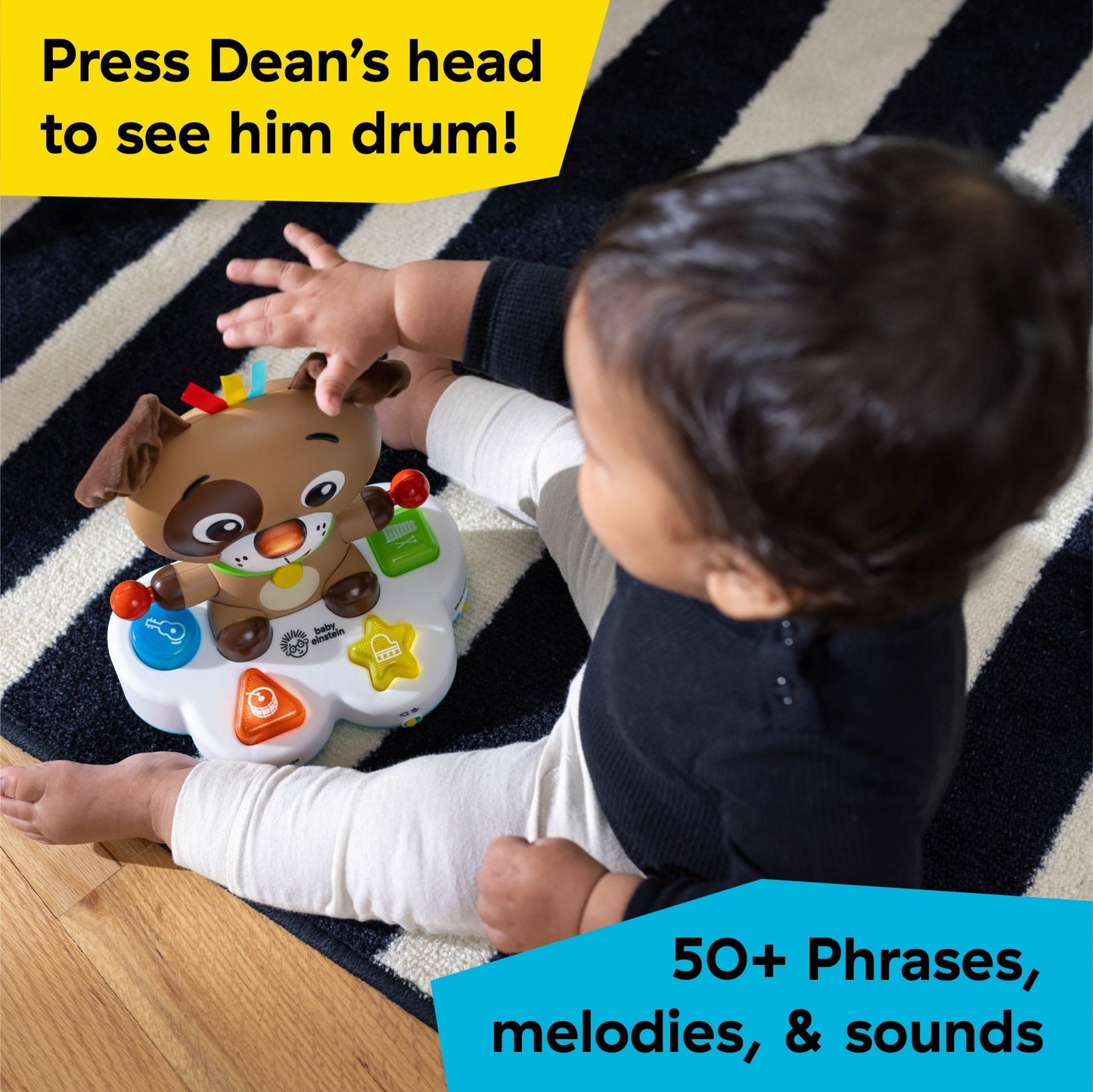 Baby Einstein Drum & Learn Dean™ Musical Learning Toy - Premium for Kids in Qatar | Toysaro.com