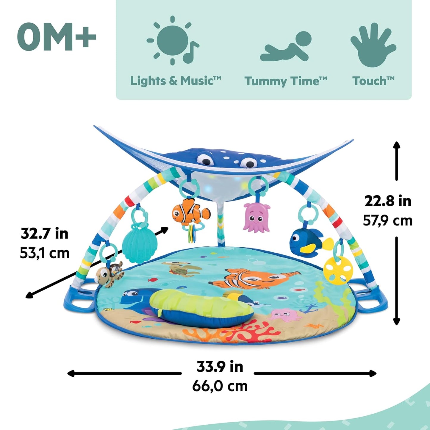 BRIGHT STARTS DB FINDING NEMO GYM: MR. RAY - Premium for Kids in Qatar | Toysaro.com