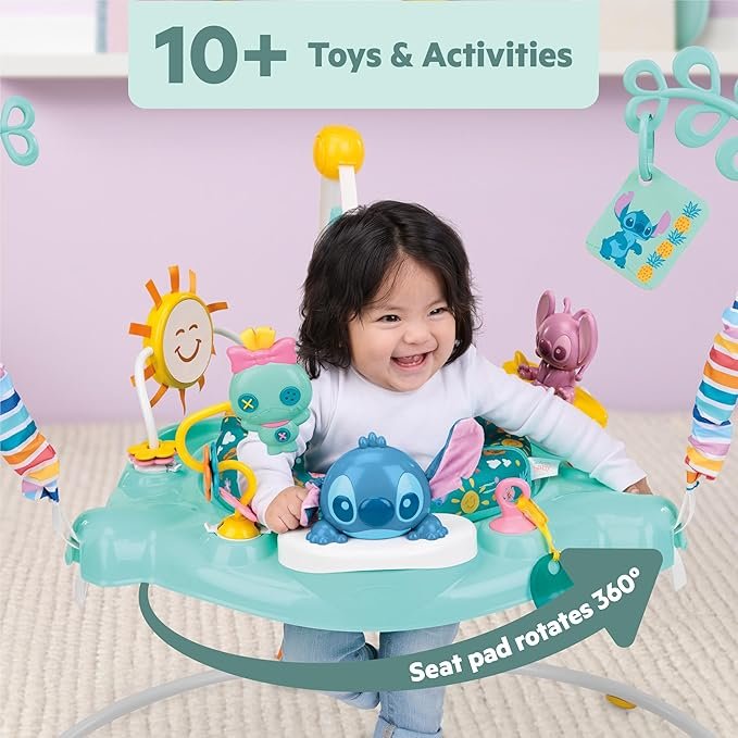 Bright Starts Stitch Little 'Ohana™ Activity Jumper - Premium for Kids in Qatar | Toysaro.com
