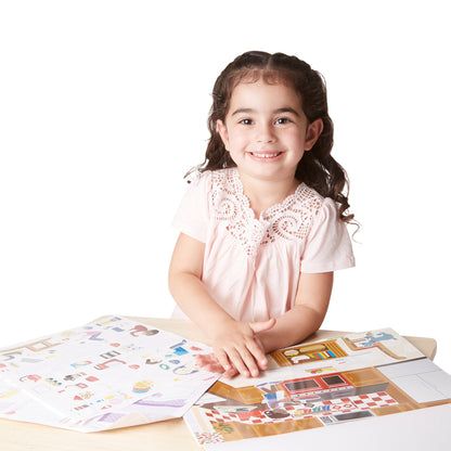 Melissa and Doug Reusable Sticker Pad - Play House - Premium for Kids in Qatar | Toysaro.com