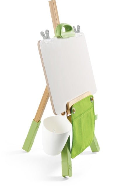 Hape Portable & Eco Friendly Bamboo Easel Arts & Crafts 14pcs - Premium for Kids in Qatar | Toysaro.com