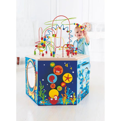 Hape Coral Reef Multi Activity Center (Blue) - Premium for Kids in Qatar | Toysaro.com