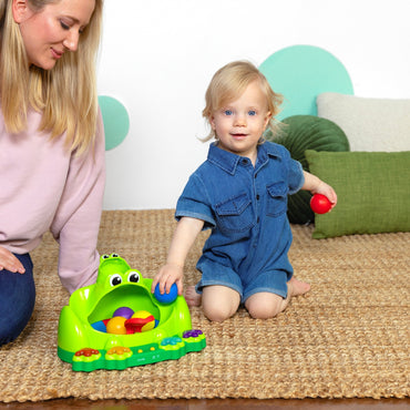 Bright Starts™ Poppin' Ball Frog™ Ball Play Toy - Premium for Kids in Qatar | Toysaro.com