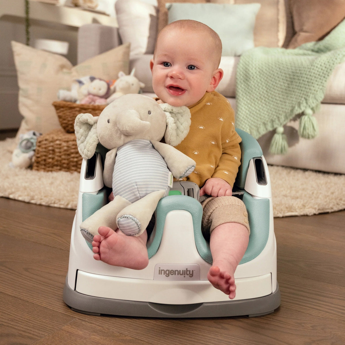Ingenuity™Baby Base 2 - in - 1™ Seat - blue - Premium for Kids in Qatar | Toysaro.com