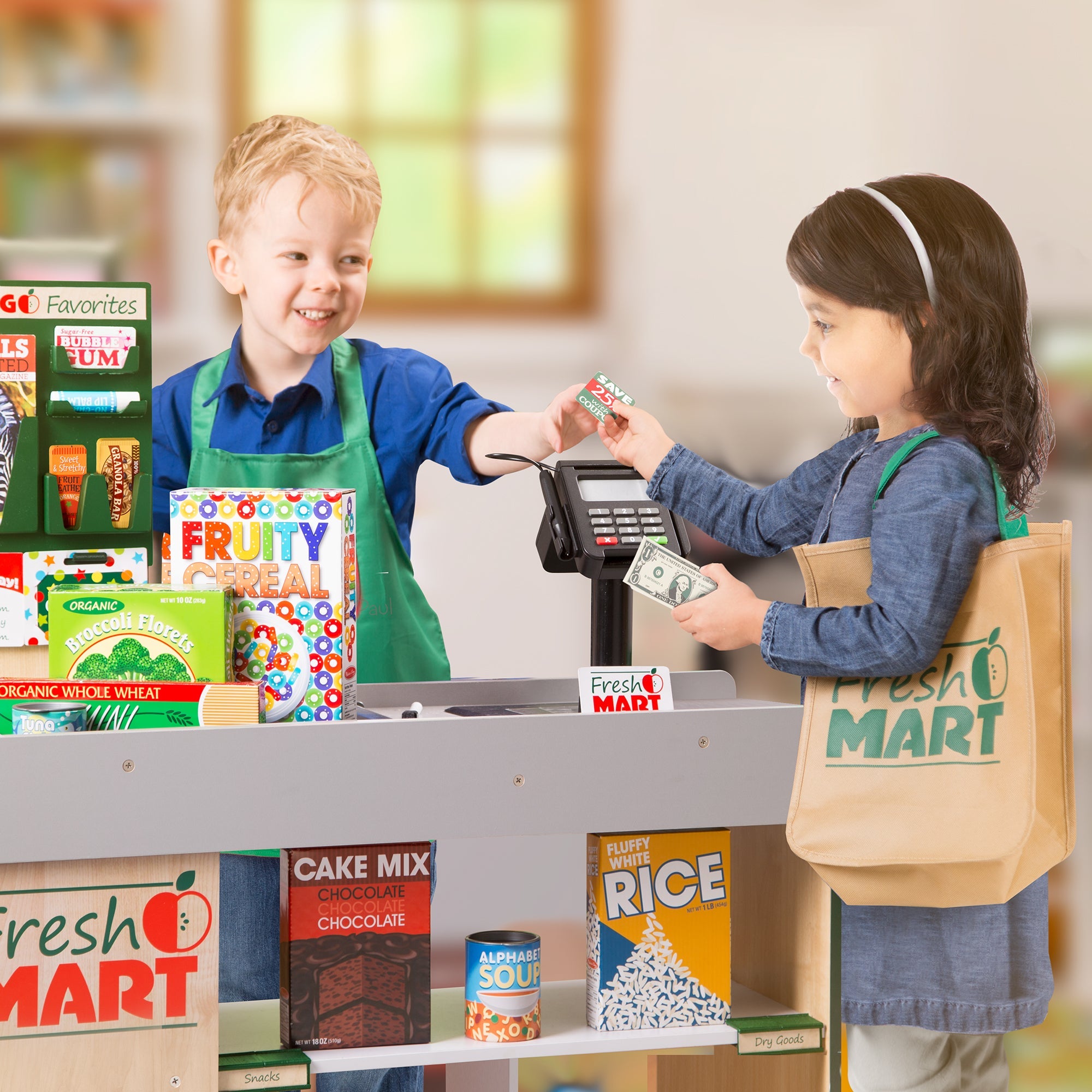 Melissa and Doug Grocery Store - Premium for Kids in Qatar | Toysaro.com
