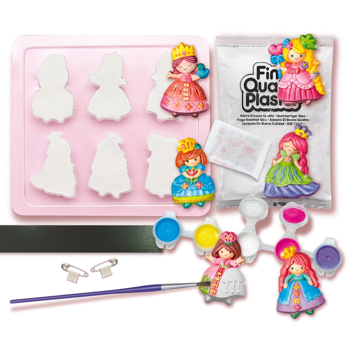 4M Mould & Paint Glitter Princess - Premium for Kids in Qatar | Toysaro.com