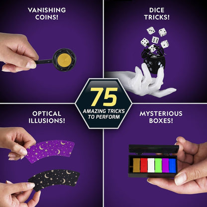 NG MEGA MAGIC SET - 75 MAGIC TRICKS - Premium for Kids in Qatar | Toysaro.com