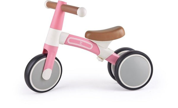 Hape Toddler Ride On Balance Bike| Adjustable and Lightweight No - Pedal Training Bike | with Silent Non - Marking Wheels | Light Pink, for Toddlers 12 Months+ - Premium for Kids in Qatar | Toysaro.com