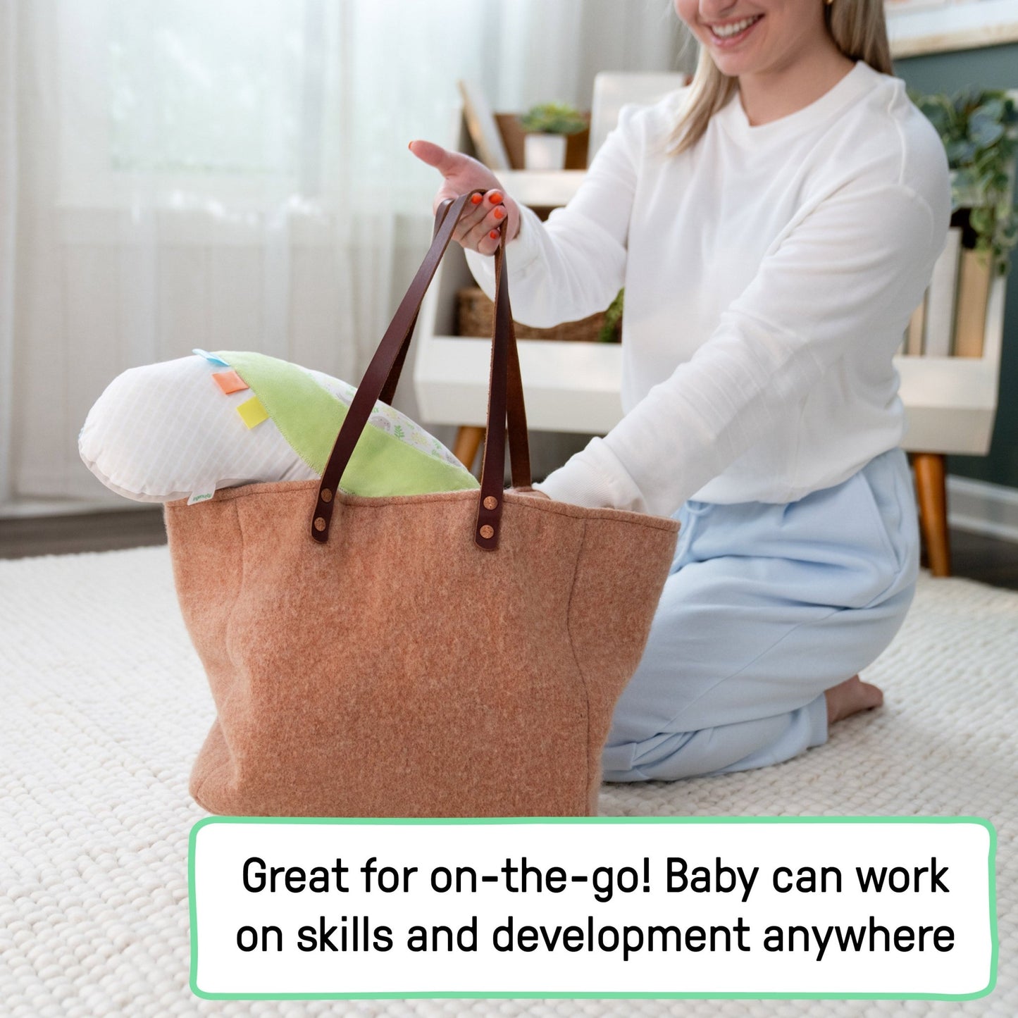 Ingenuity™ Cozy Prop Sylvi™ Tummy Time Activity Pillow - Premium for Kids in Qatar | Toysaro.com