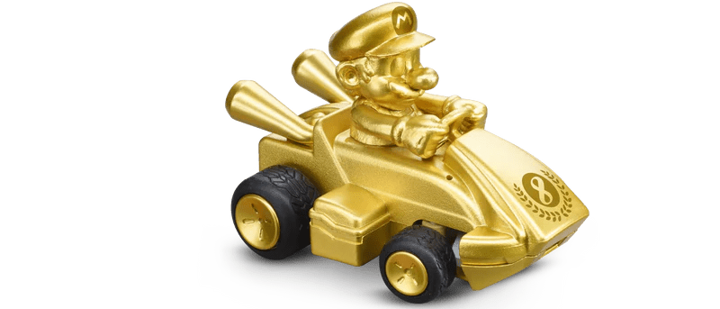 MARIO KART MINI RC MARIO - GOLD (PAPERBOX) - Premium for Kids in Qatar | Toysaro.com