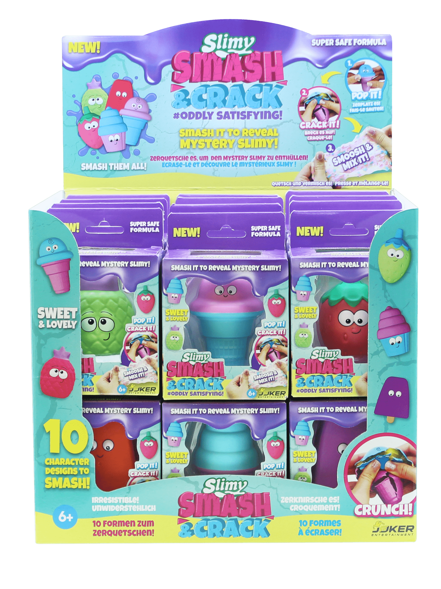 SLIMY SMASH and CRACK ASSORTMENT - Premium for Kids in Qatar | Toysaro.com