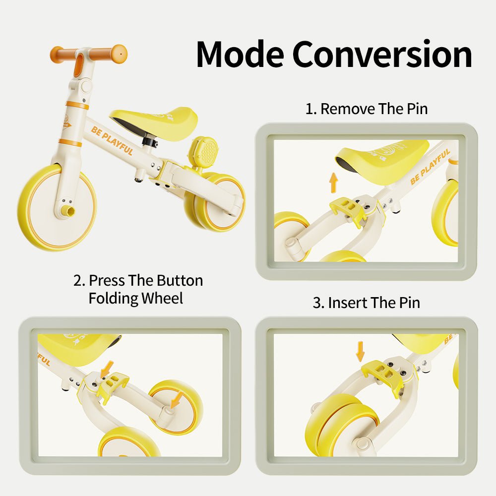 Tricycle and Balance Bike , 1033, White - Premium for Kids in Qatar | Toysaro.com