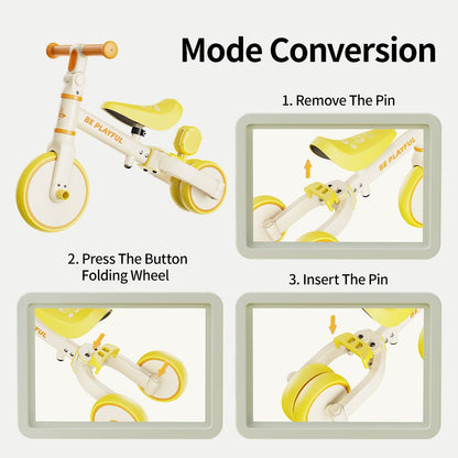 Tricycle and Balance Bike , 1033, White - Premium for Kids in Qatar | Toysaro.com