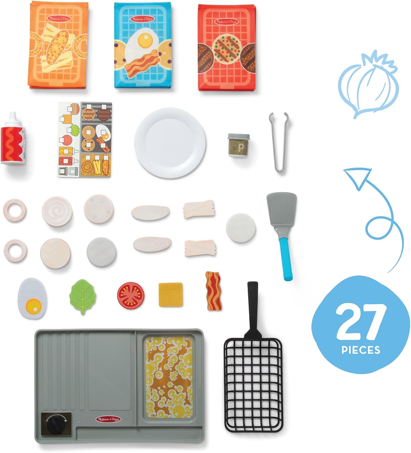 Melissa and Doug Water Wow! Pretend Play Flip & Fry - Premium for Kids in Qatar | Toysaro.com