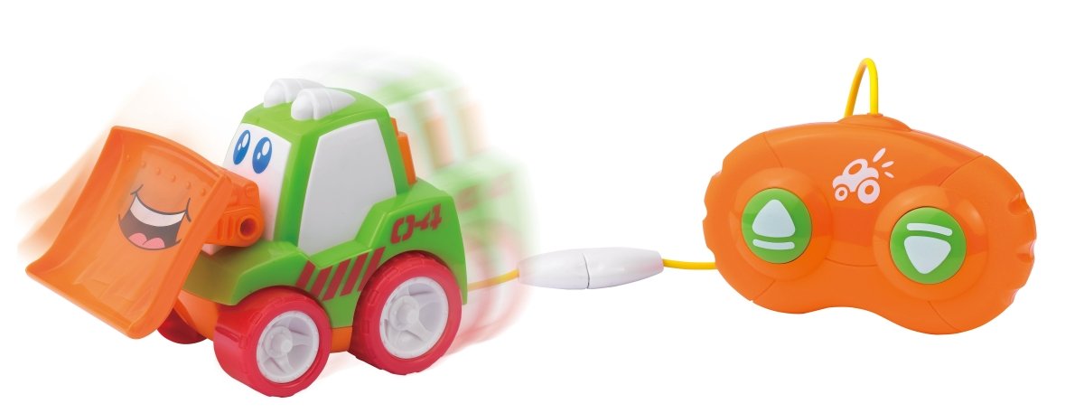 (REMOTE CONTROL) RACE ALONG TRUCK - Cement Truck / Bulldozer - Premium for Kids in Qatar | Toysaro.com