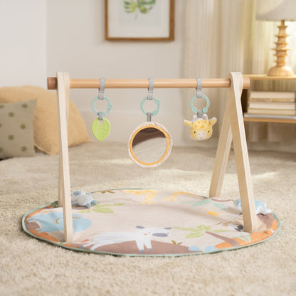 Ingenuity™ Wonder & Wood™ Wooden Toy Arch & Play Mat - Premium for Kids in Qatar | Toysaro.com