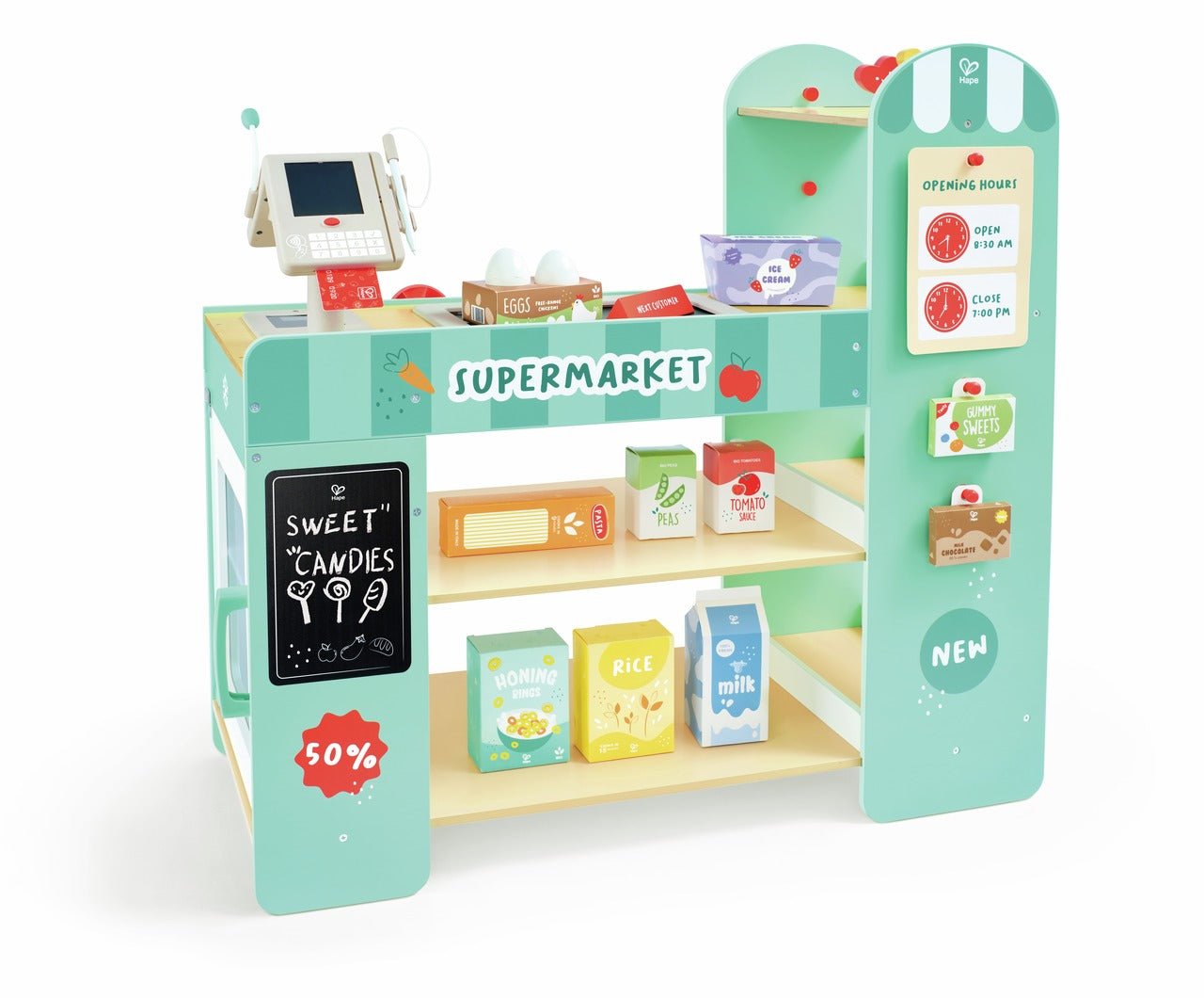 Hape Smart & Wooden Supermarket - Premium for Kids in Qatar | Toysaro.com