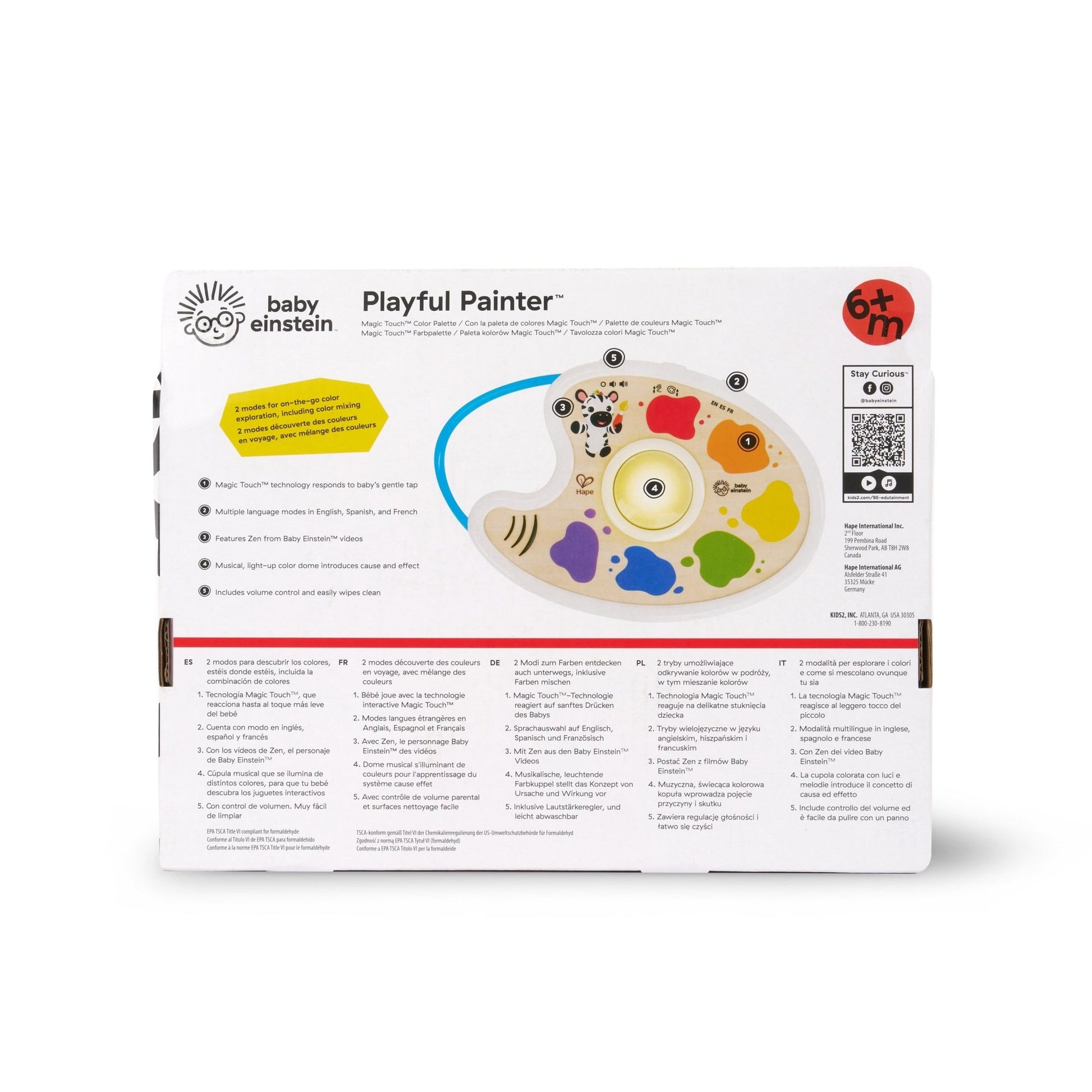 Baby Einstein™ Playful Painter™ Color Palette ( Hape) - Premium for Kids in Qatar | Toysaro.com