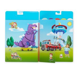 Melissa and Doug Paw Patrol Restickable Stickers Flip - Flap Pad - Ultimate Rescue - Premium for Kids in Qatar | Toysaro.com