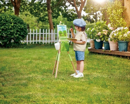 Hape Portable & Eco Friendly Bamboo Easel Arts & Crafts 14pcs - Premium for Kids in Qatar | Toysaro.com