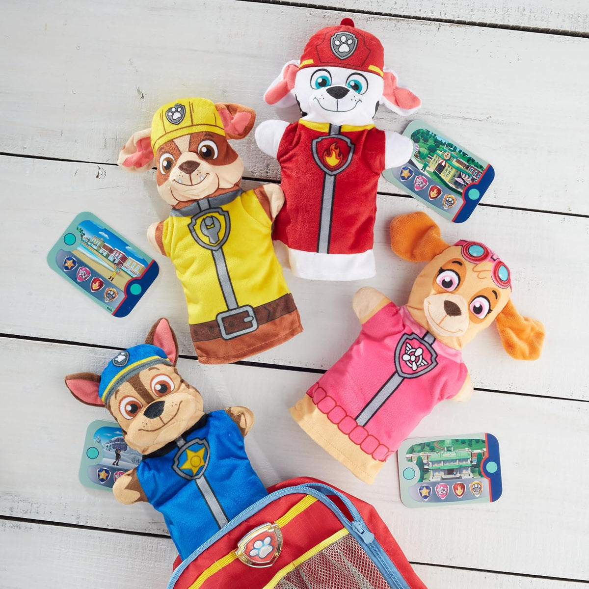 Melissa and Doug Paw Patrol Hand Puppets - Premium for Kids in Qatar | Toysaro.com