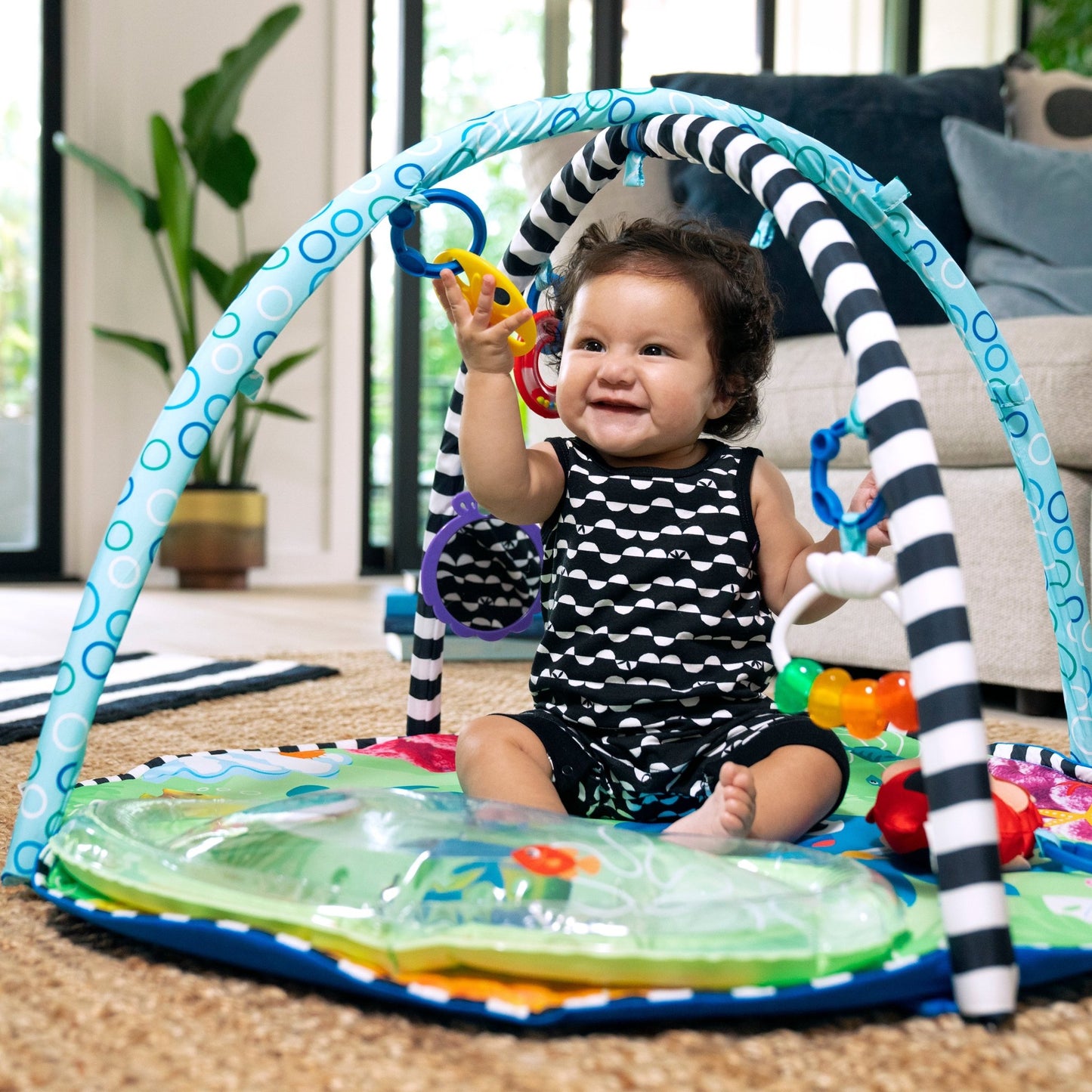 Baby Einstein™Sea Floor Explorers™ 2 - in - 1 Water Mat Play Gym - Premium for Kids in Qatar | Toysaro.com
